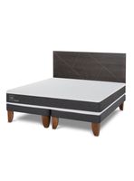 Cama Europea Ortopedic 2 Plazas Base Dividida + Respaldo Villarrica