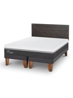 Cama Europea Ortopedic Advance King + Respaldo Villarrica