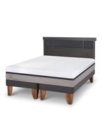 Cama Europea Balance King + Respaldo Dublín