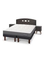 Cama Europea Anatomic 2 Plazas Base Dividida + Set de Muebles Gales