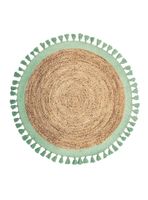 Alfombra Malibu Yute 150 cm Aqua