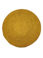Alfombra Malibu Yute 150 cm Mostaza