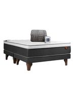 Camas Europea Everest Cobre Base Dividida 2 Plazas + Sábanas + Plumón