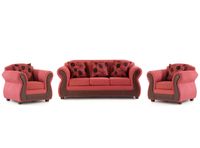 Juego Living Imperio Cañamazo 3C + Sillones