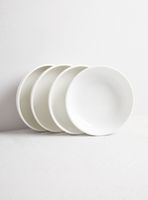Set 4 Platos Sopa Blanco 21.5 cm Porcelana