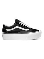Zapatilla Urbana Black Old Skool Stackform Mujer