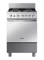 Cocina a Gas 4 Quemadores + Quemador Rápido Silver