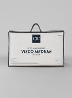 Set 2 Almohadas Viscoelástica Visco Medium 60 x 40 cm