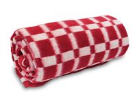 Frazada 2 Plazas Stylo Escocés Rojo