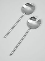 Set 2 Piezas de Servir Plateado