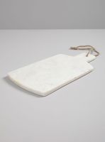 Tabla Mármol Rectangular Blanco 20x40 cm