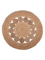 Alfombra Redonda Yute 120 cm Gold 16