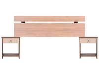 Set Muebles Dormitorio Olmo: Respaldo 2 Plazas + Veladores