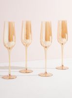 Set 4 Copas Champaña Dorada 230 ml