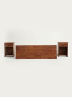 Set Respaldo 2 Plazas + Veladores Tabor