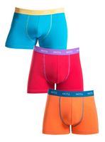 Pack 3 Boxer Corto con Elástico a la Vista