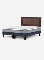 Cama Europea Indie King + Respaldo Rachel