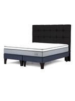 Cama Europea Indie King + Respaldo Issey G