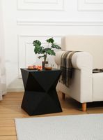 Mesa Lateral Escultural 40x40 cm