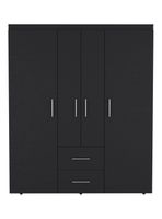 Clóset Bariloche Eco Wengue 4 Puertas 2 Cajones