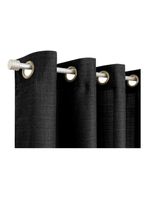 Set Cortinas Mónaco Negro Idetex