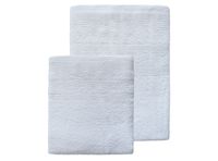 Juego Illusions de Toallas Baño 140 x 70 cm Algodón Blanco