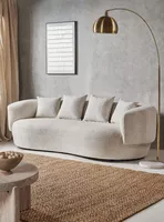 Sofá Mari 3 Cuerpos Curvo