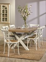 Juego Comedor Pamela 6 Sillas Blanco