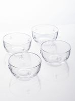Set 4 Bowls Vidrio Bee 400 ml