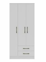 Clóset Pequim Light 3 Puertas 2 Cajones