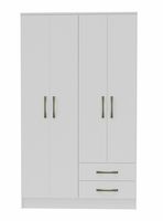 Clóset Pequim Light 4 Puertas 2 Cajones