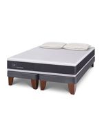 Cama Europea New Ortopedic King + 2 Almohadas Da Soft Sleep