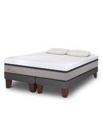 Cama Europea Balance 2 Plazas Base Dividida + Almohada Da Advance Sleep
