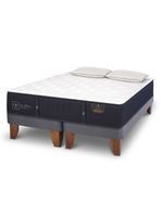 Cama Europea Premium 2 Plazas Base Dividida + Almohada Da Adapt Sleep