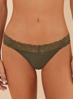 Colaless Canalé Encaje en Banda Superior