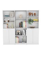 Combo Home 2 Estantes 2 Puertas + Estante 4 Repisas