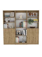 Combo 2 Estantes 2 Puertas + Estante 4 Repisas Home