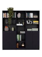 Combo 2 Estante 2 Puerta + Estante 45 cm Home