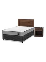 Cama Americana Star 1 Plaza + Set Asturias