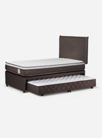 Diván New style 4 1.5 Plazas + Respaldo + Velador Maurice