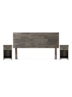 Set Muebles Tabor Grafito 2 Plazas