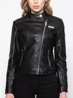Chaqueta Moto Pu Black