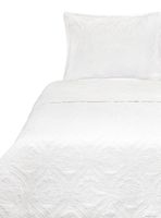 Quilt 1.5 Plazas Unicolor White