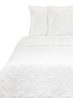 Quilt 2 Plazas Unicolor White