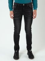 Jeans Skinny Fit Tiro Medio Dark