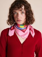 Pañuelo Estampado Abstracto Satinado