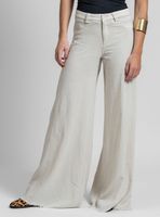 Pantalón Wide Leg Tiro Medio Anna Ta L Arena