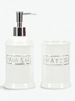 Set Dispensador + Vaso Letras