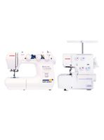 Máquina de Coser Easy Jeans Plus + Máquina Overlock 8002D