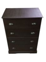 Cómoda 4 Cajones Café
